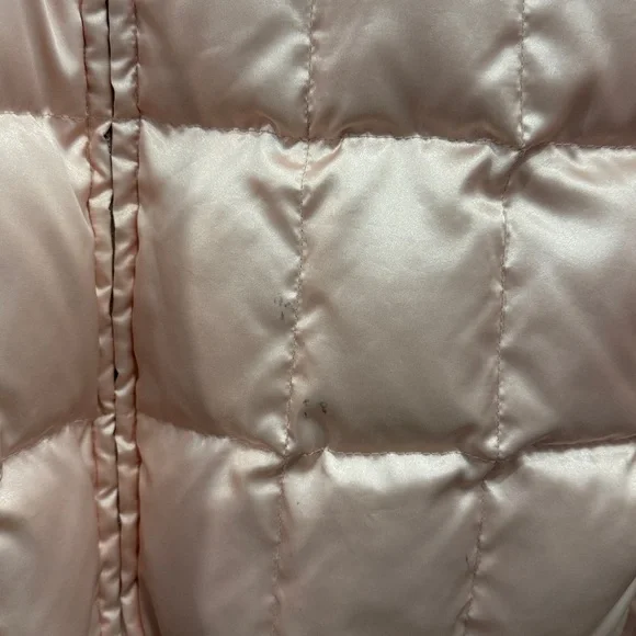 Lands End Pearl Pink Down Winter Jacket, Woman’s XL - Picture 6 of 7